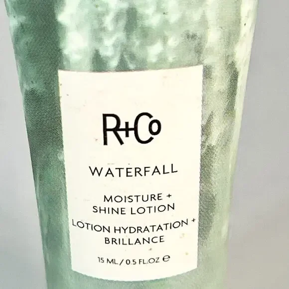 R+Co Waterfall Moisture Shine Hair Lotion Hydration Smooth Travel .5oz 15ml New - Picture 2 of 6